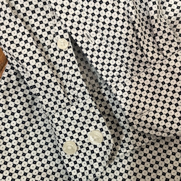 Ben Sherman Union Fit Long Sleeve Button blue Down Shirt Men’s size M - Picture 6 of 9